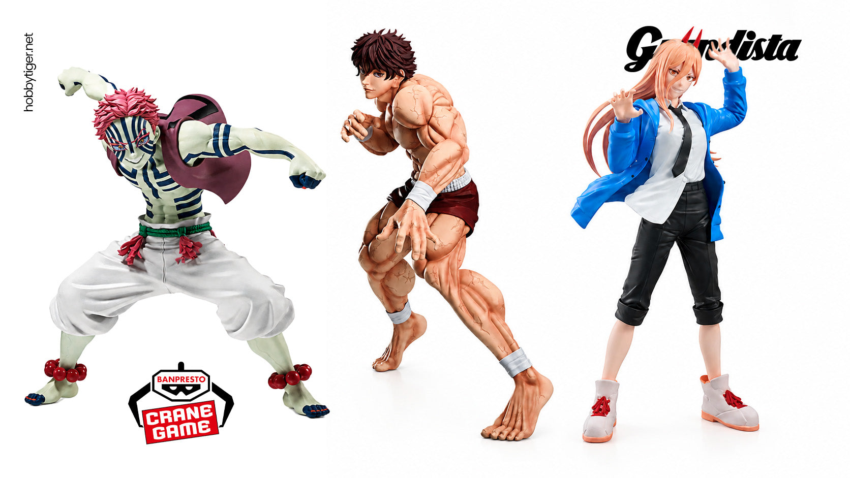 New Grandista preorders Power Baki Hanma and Akaza II figure news