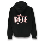 A KITE x KUDAN Sawa Rap Pullover Hoodie in Black - official product photo 2