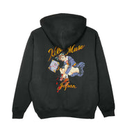 A KITE x messa KILLER MUSE 01 Sawa Embroidered Zip Hoodie in Black - official product photo 1