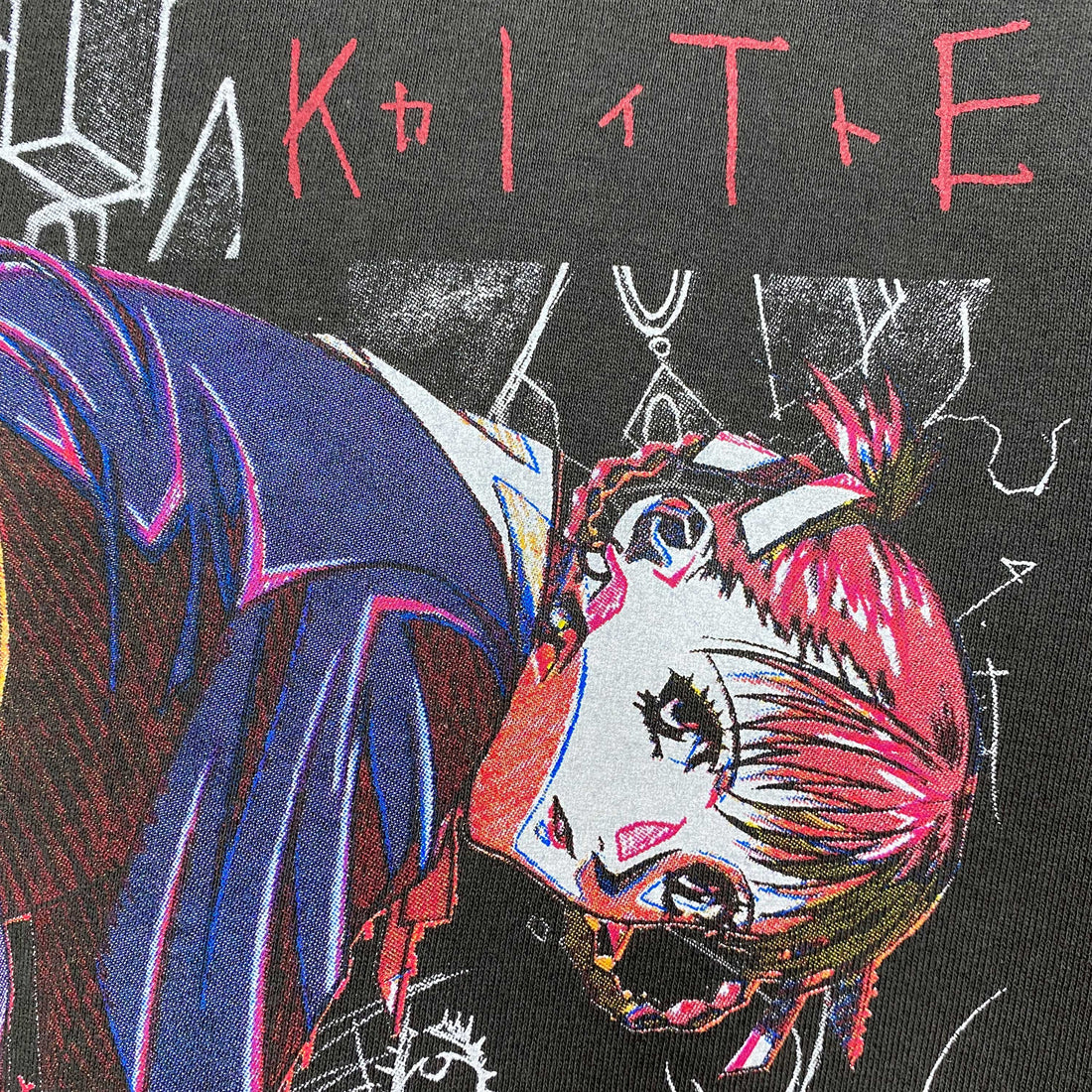 A KITE x messa Sawa Revenge Trigger T-Shirt in Sumi - official product photo 3