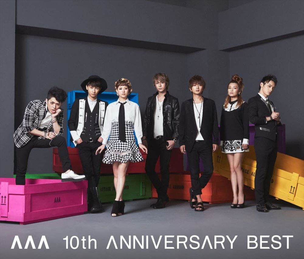 AAA 10th Anniversary Best 2CD - front cover