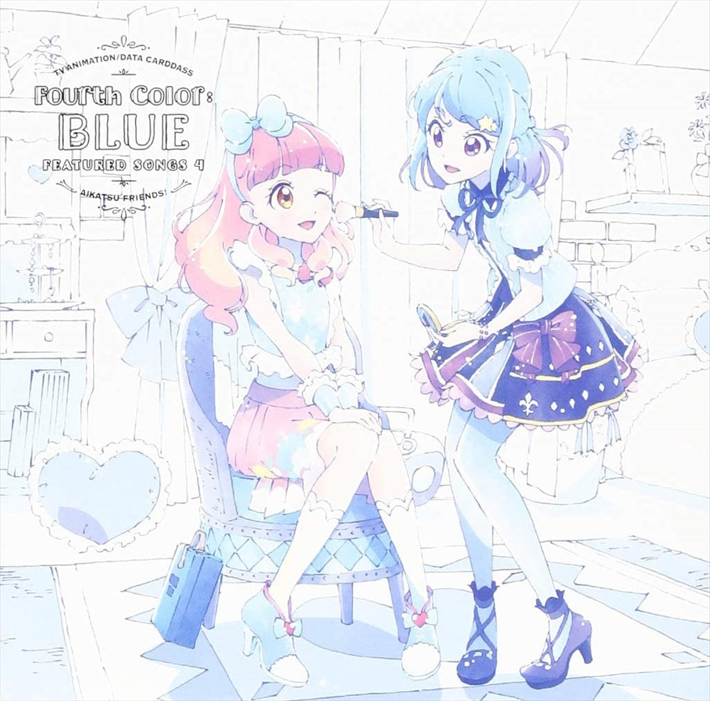 Aikatsu Friends Fourth Color Blue CD - front cover