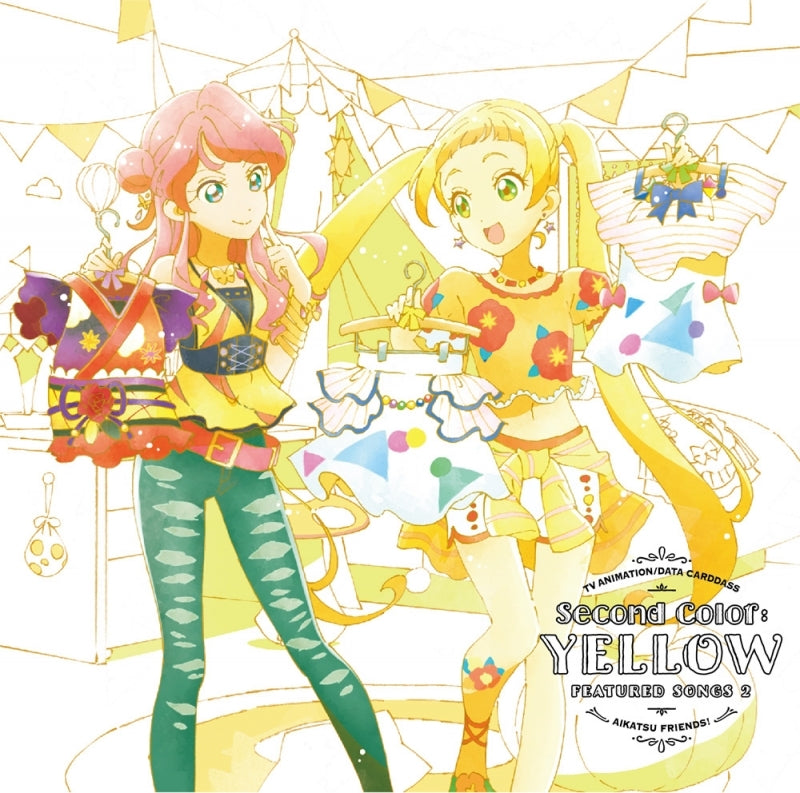 Aikatsu Friends Second Color: YELLOW CD - front cover