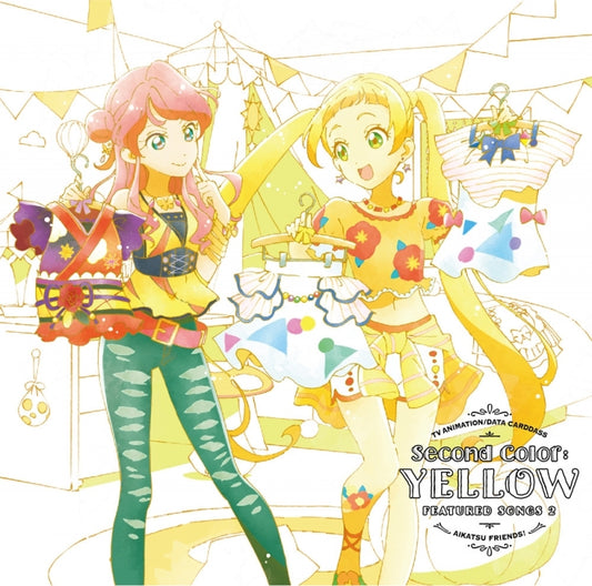 Aikatsu Friends Second Color: YELLOW CD - front cover