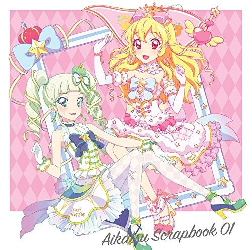 Aikatsu SCRAPBOOK 01 CD - front cover