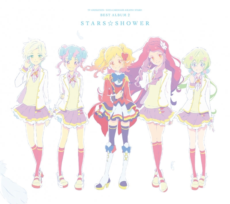 Aikatsu Stars Best Album 2 Stars Shower CD - front cover