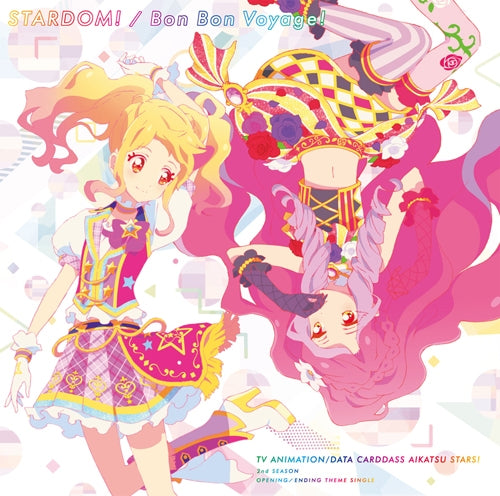 Aikatsu Stars STARDOM! / Bon Bon Voyage! CD - front cover