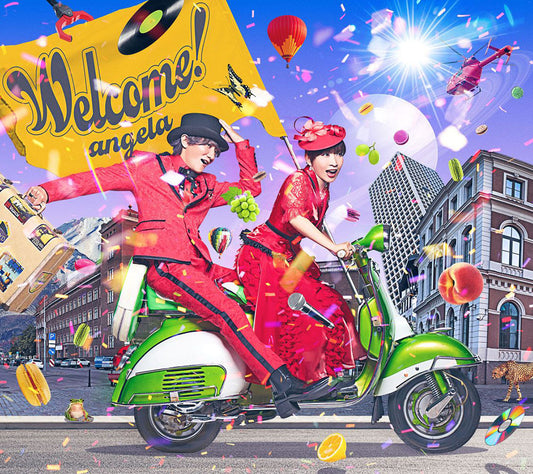 angela Welcome! Limited CD + Blu-ray - front cover