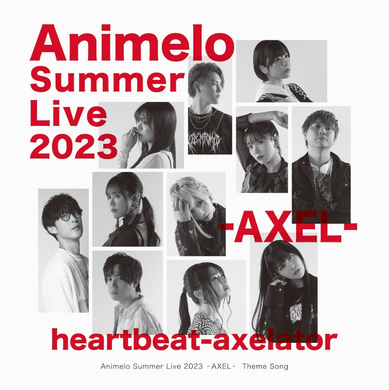 Animelo Summer Live 2023 AXEL heartbeat-axelator Theme Song CD - jacket artwork 1