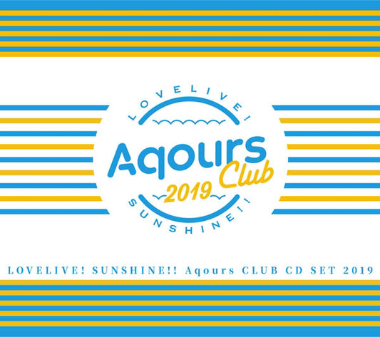 Aqours Club CD Set 2019 Limited CD - front cover