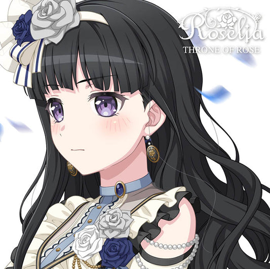 BanG Dream! Roselia THRONE OF ROSE Rinko Shirokane CD - front cover
