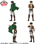 Banpresto Crane Game Attack on Titan Eren Yeager and Levi Ackerman Figuno Figure alternate product photo 2