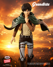 Banpresto Crane Game Attack on Titan Eren Yeager Grandista Figure main product photo