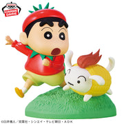 Banpresto Crane Game Crayon Shin-chan Shinnosuke Nohara Vegetable Costume Vignette Figure alternate product photo 3