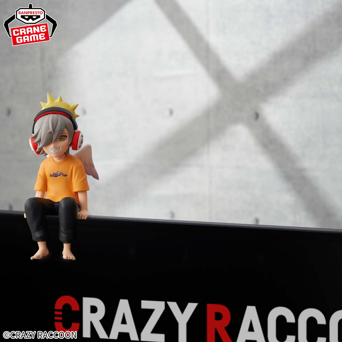 Banpresto Crane Game Crazy Raccoon Daruma is God Red Shirt Version Monitor Top Figure main product photo
