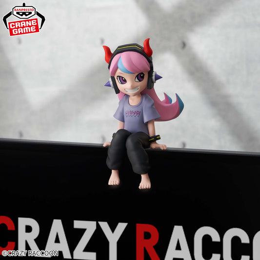 Banpresto Crane Game Crazy Raccoon Selly Silver Base Version Monitor Top Figure main product photo