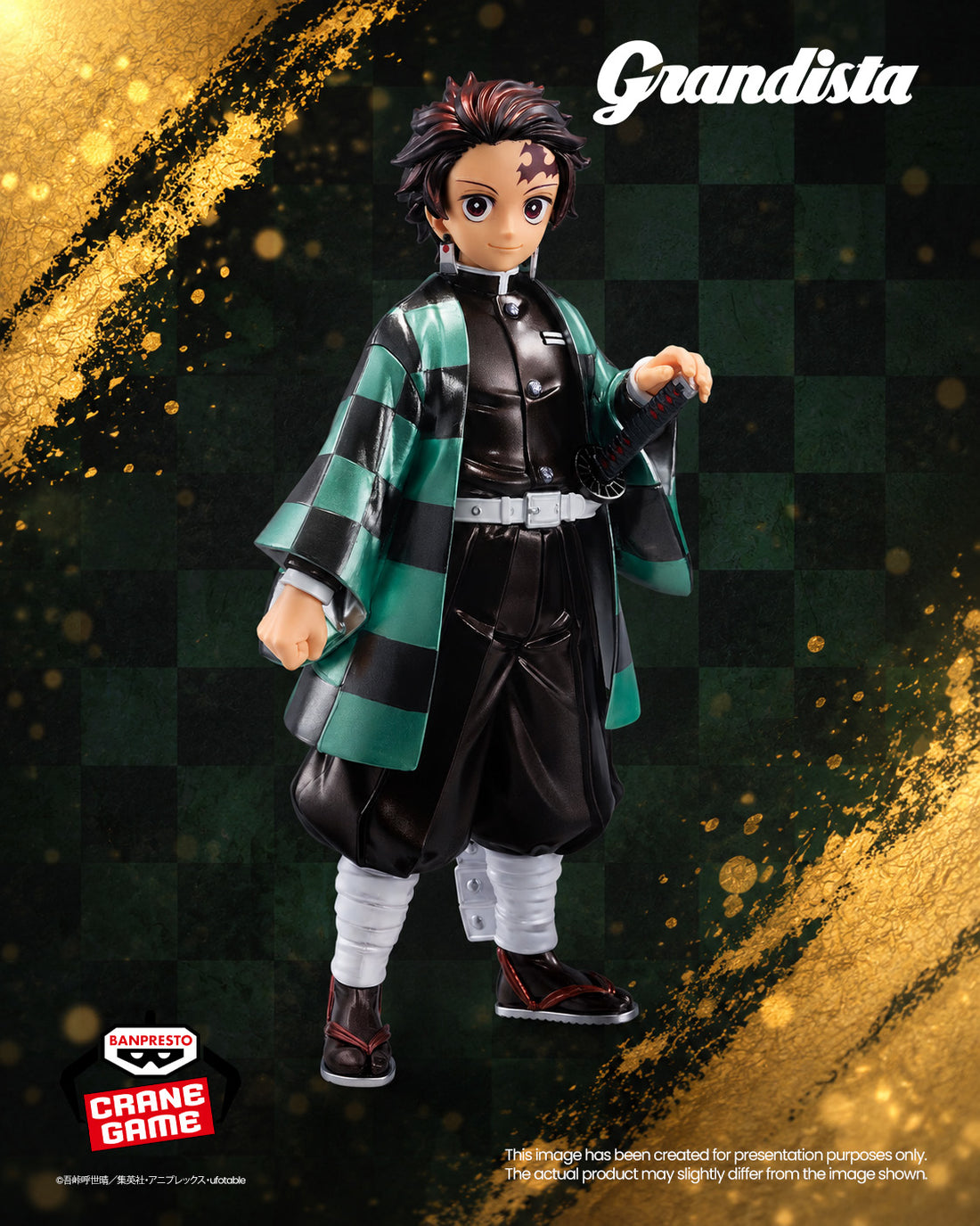 Banpresto Crane Game Demon Slayer: Kimetsu no Yaiba Tanjiro Kamado Grandista Figure main product photo