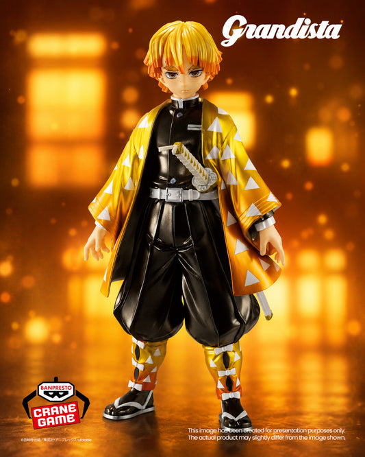 Banpresto Crane Game Demon Slayer: Kimetsu no Yaiba Zenitsu Agatsuma Grandista Figure main product photo