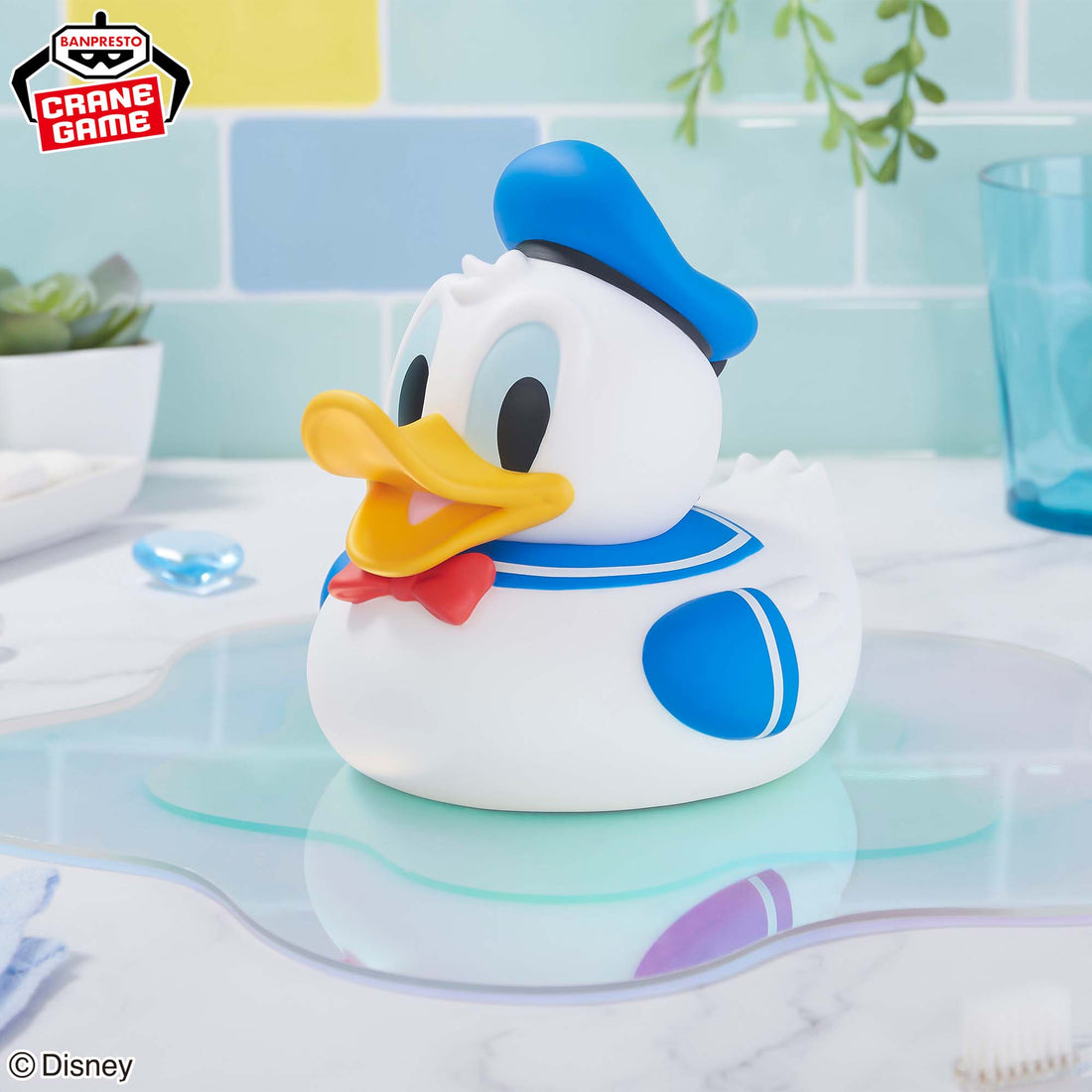 Banpresto Crane Game Disney Donald Duck Bath Time SOFVIMATES Figure main product photo