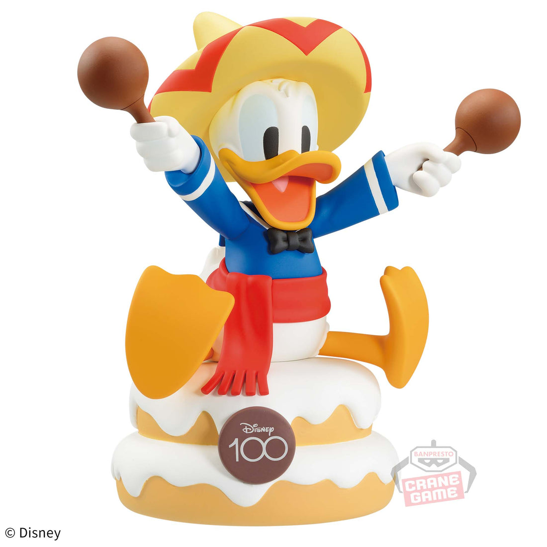 Banpresto Crane Game Disney Donald Duck Disney 100th Anniversary Soft Vinyl Figure alternate product photo 2