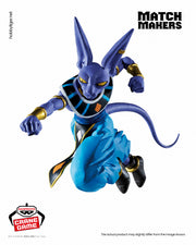 Banpresto Crane Game Dragon Ball Super Beerus VS Super Saiyan God Son Goku Match Makers Figure alternate product photo 3