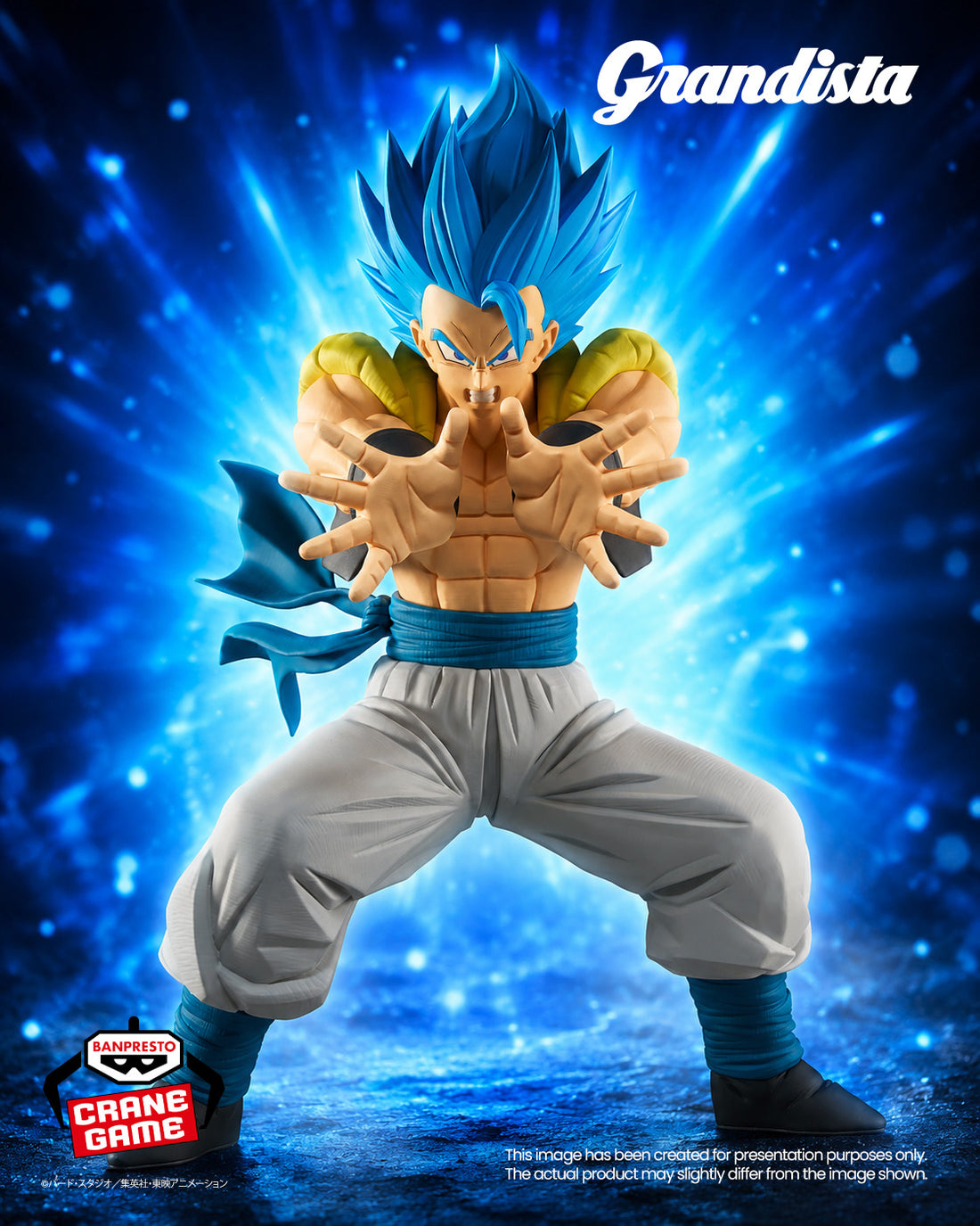 Banpresto Crane Game Dragon Ball Super Gogeta II Grandista Figure main product photo