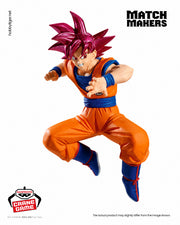 Banpresto Crane Game Dragon Ball Super Super Saiyan God Son Goku VS Beerus Match Makers Figure alternate product photo 2