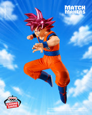 Banpresto Crane Game Dragon Ball Super Super Saiyan God Son Goku VS Beerus Match Makers Figure main product photo