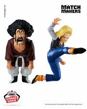 Banpresto Crane Game Dragon Ball Z Android 18 VS Mr. Satan VS Mighty Mask Match Makers Figure alternate product photo 3