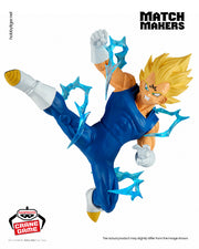 Banpresto Crane Game Dragon Ball Z Majin Vegeta VS Super Saiyan 2 Son Goku Match Makers Figure alternate product photo 2