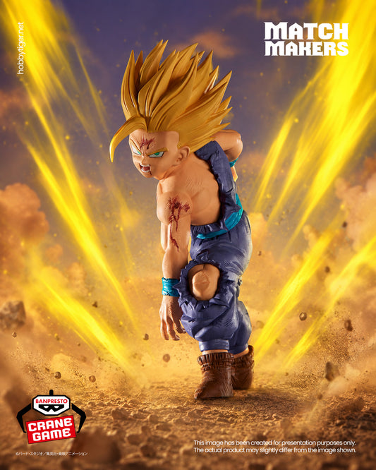 Banpresto Crane Game Dragon Ball Z Super Saiyan Son Gohan VS Cell Match Makers Figure main product photo