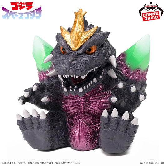 Banpresto Crane Game Godzilla SpaceGodzilla Green Crystal Version Chinzaiju Figure main product photo