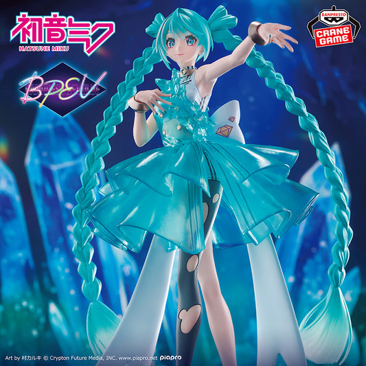 Banpresto Crane Game Hatsune Miku Emerald Gem BANPRESTO EVOLVE Clearluxe Figure main product photo