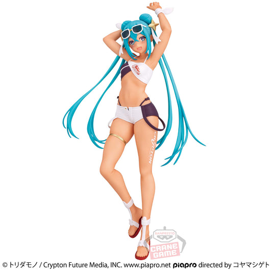 Banpresto Crane Game Hatsune Miku Racing Miku 2023 Tropical Version Figure main product photo