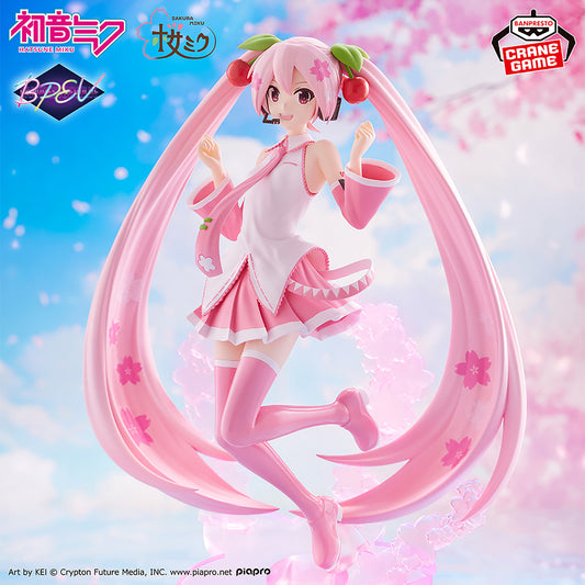 Banpresto Crane Game Hatsune Miku Sakura Miku BANPRESTO EVOLVE Figure main product photo