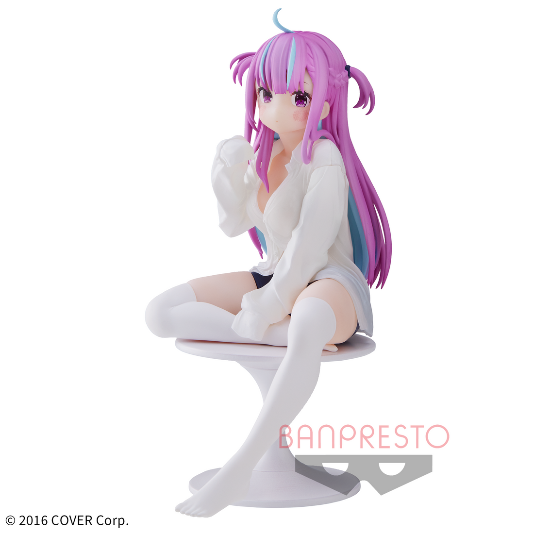 Banpresto Crane Game hololive Minato Aqua Relax time Figure main product photo