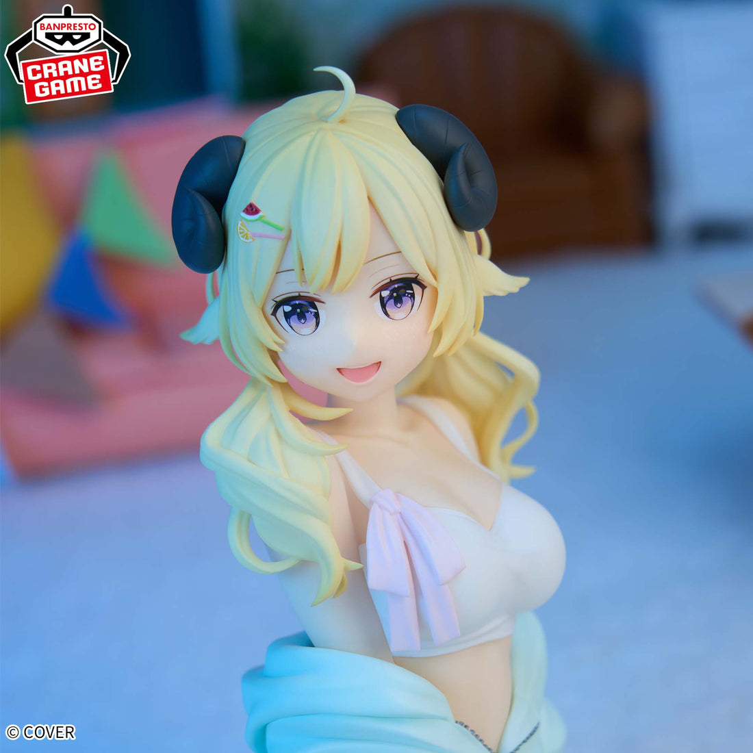 Banpresto Crane Game Hololive Watame Tsunomaki Relax time Figure alternate product photo 6