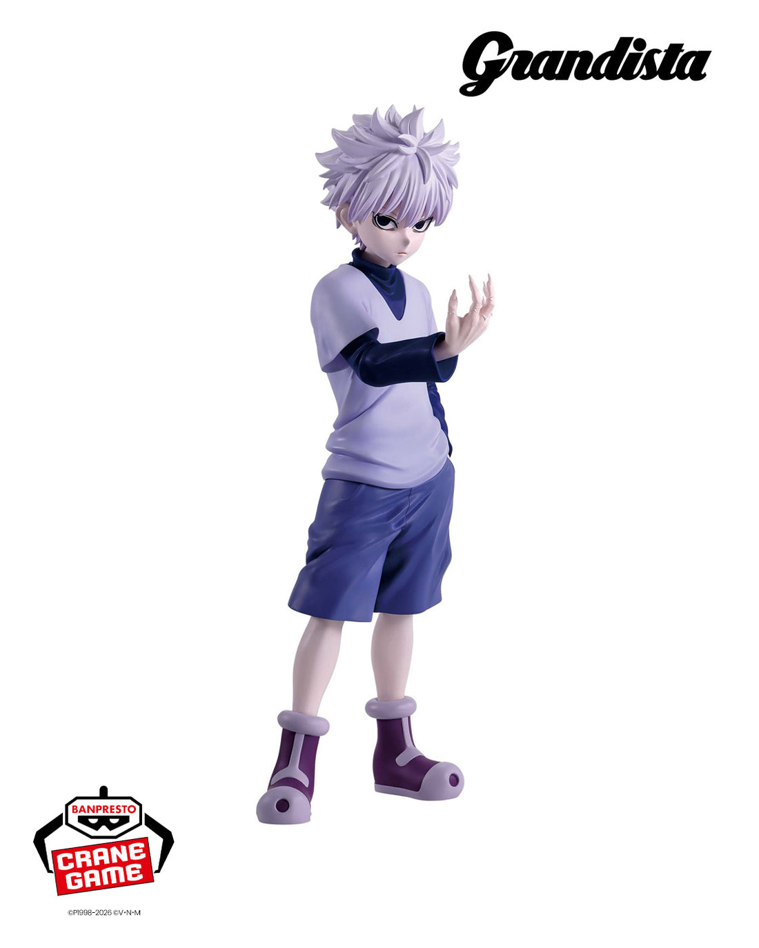 Banpresto Crane Game HUNTER x HUNTER Killua Zoldyck Grandista Figure alternate product photo 2