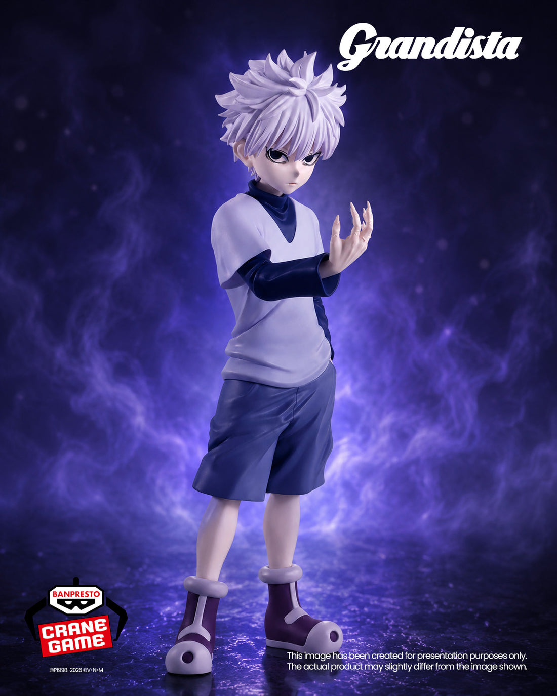 Banpresto Crane Game HUNTER x HUNTER Killua Zoldyck Grandista Figure main product photo