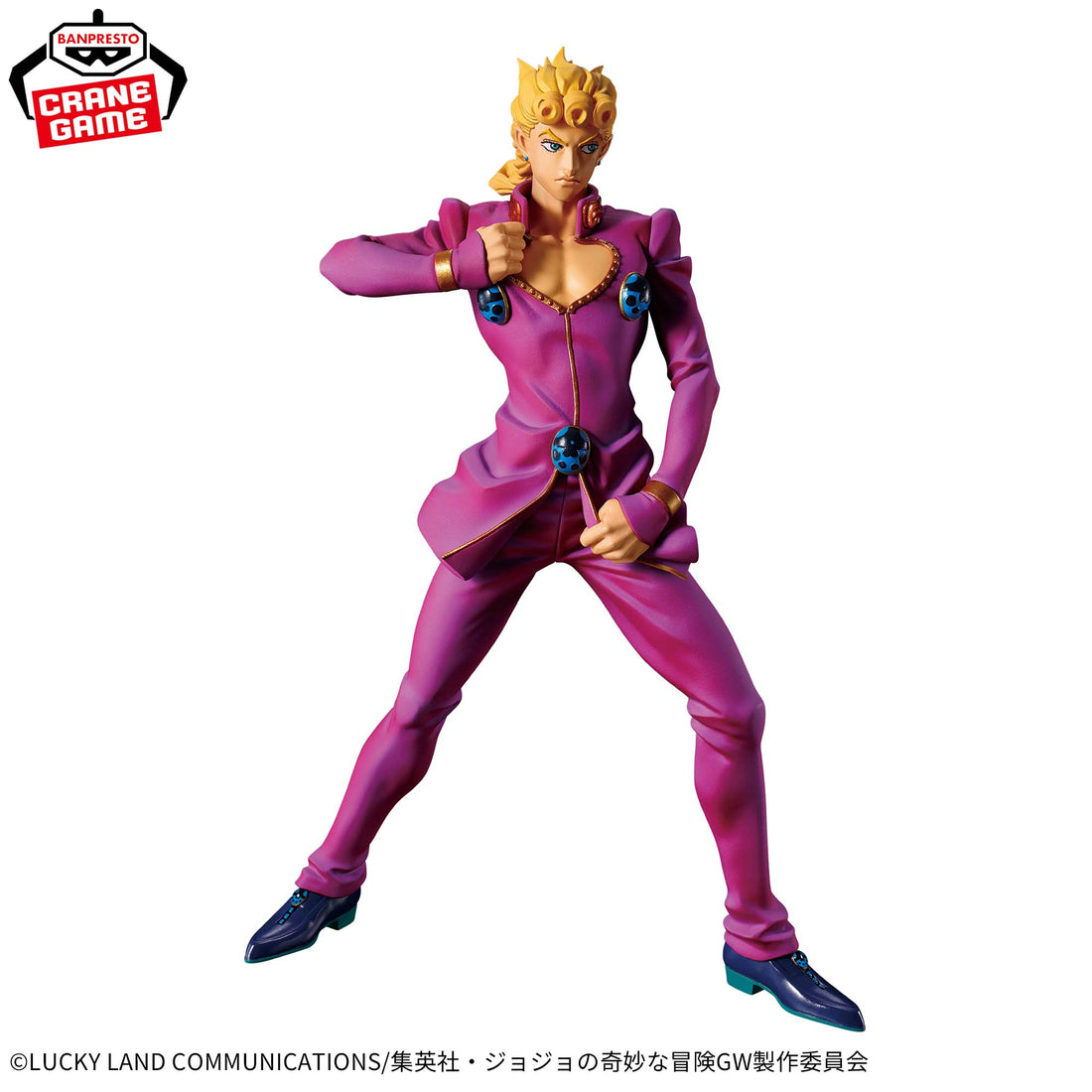 Banpresto Crane Game JoJo's Bizarre Adventure Golden Wind Giorno Giovanna Mometria Figure alternate product photo 2