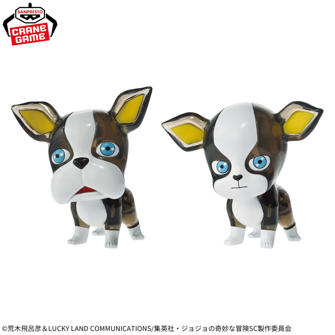 Banpresto Crane Game JoJo's Bizarre Adventure: Stardust Crusaders Iggy White Clear Version Clear Figure main product photo