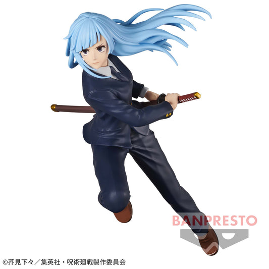 Banpresto Crane Game Jujutsu Kaisen Kasumi Miwa Jufutsu no Waza Figure main product photo
