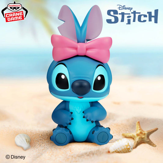 Banpresto Crane Game Lilo & Stitch Stitch Ribbon Ver. Figure main product photo