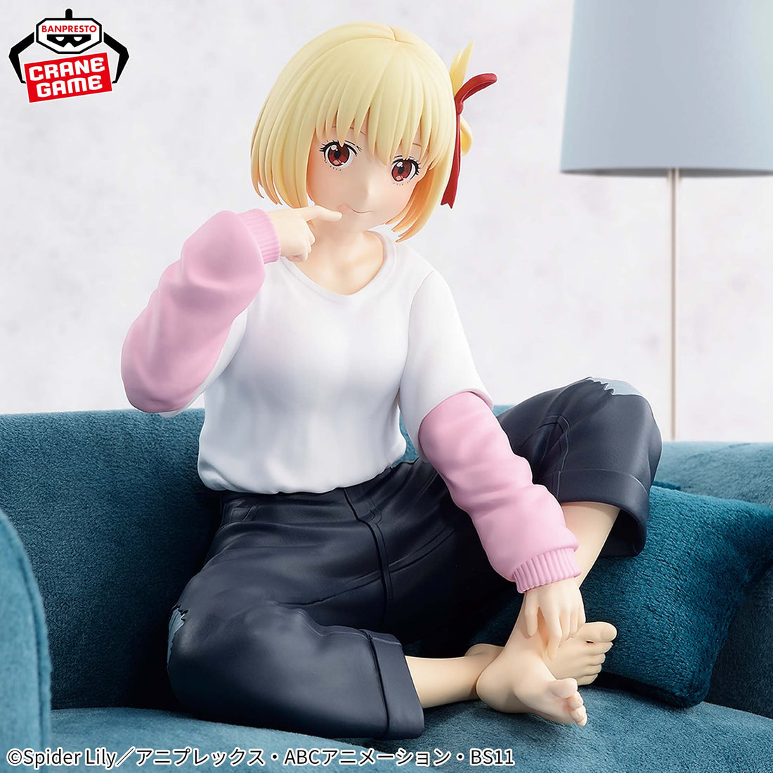 Banpresto Crane Game Lycoris Recoil Chisato Nishikigi Relax time Figure main product photo