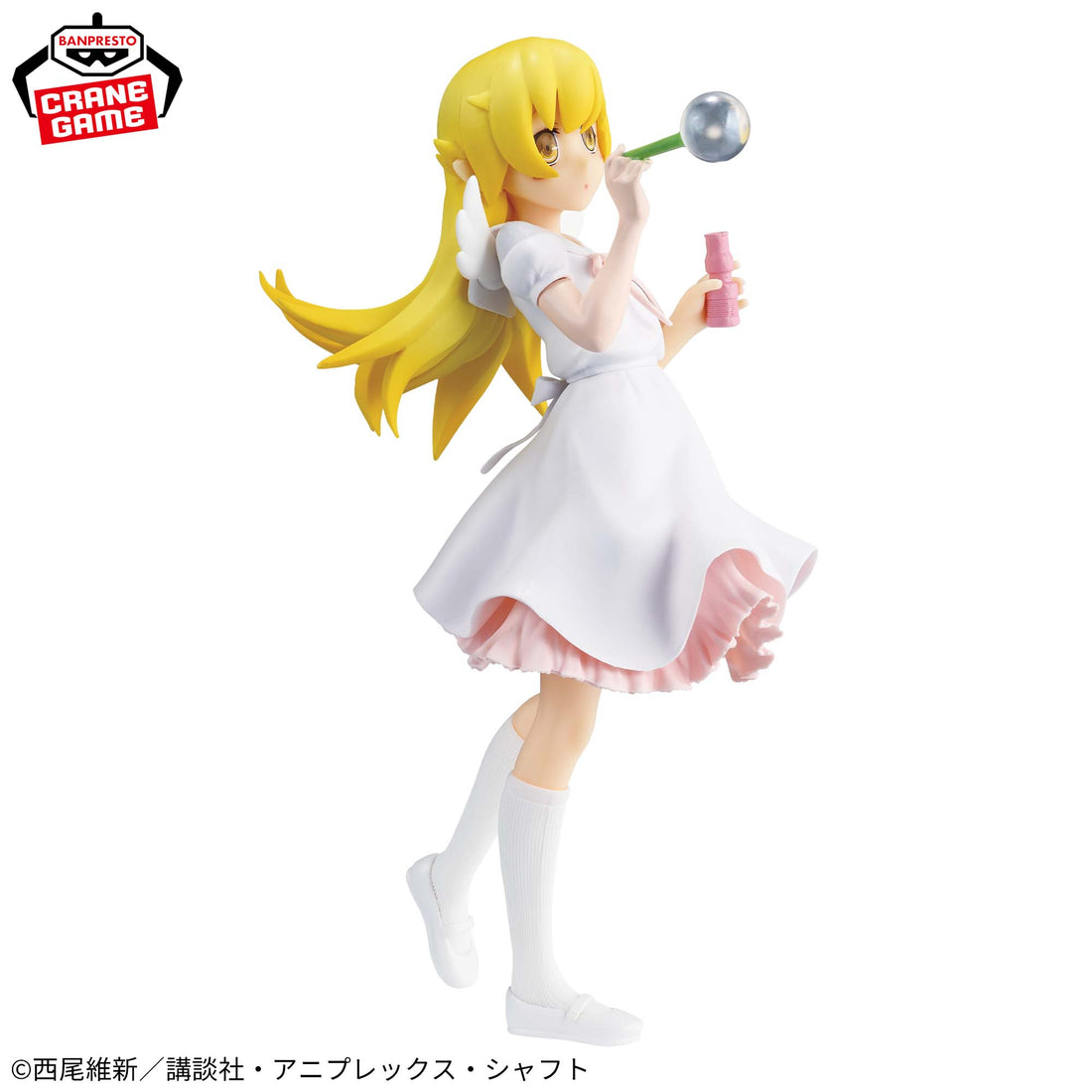 Banpresto Crane Game Monogatari Series Shinobu Oshino Celestial Feather Version EXQ Figure alternate product photo 3