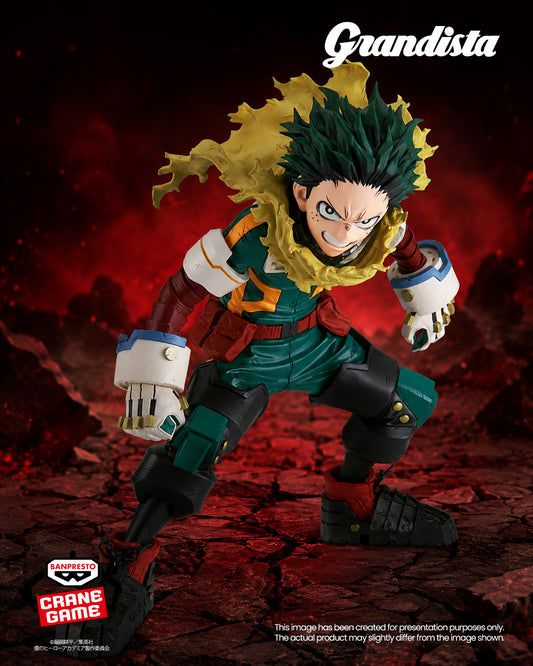 Banpresto Crane Game My Hero Academia Izuku Midoriya Grandista Figure main product photo