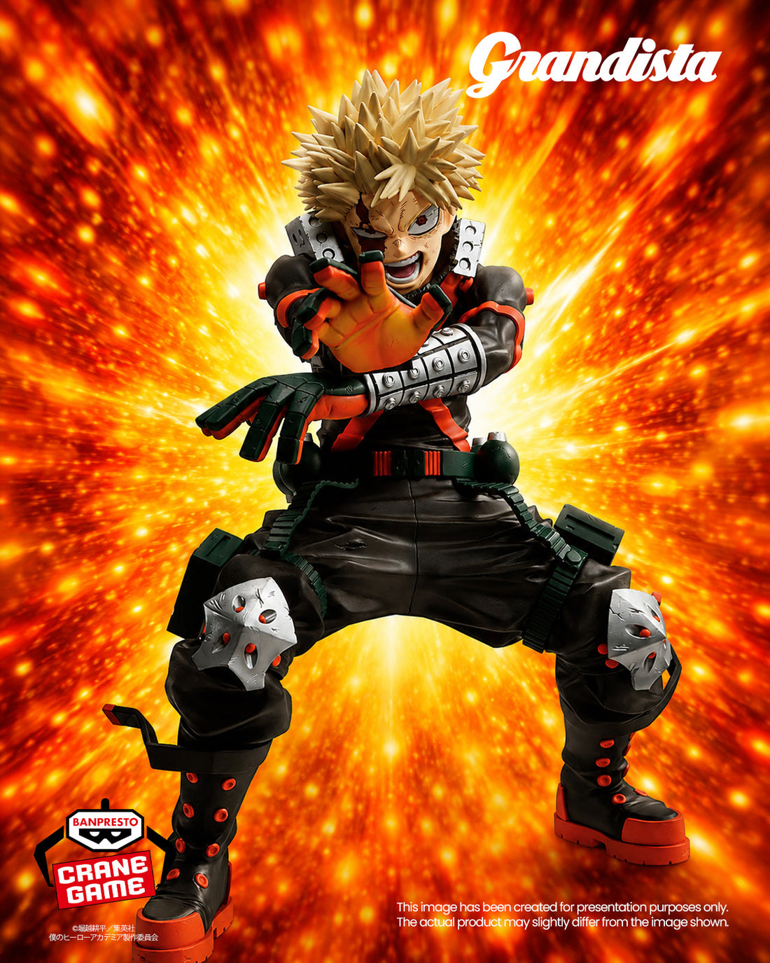 Banpresto Crane Game My Hero Academia Katsuki Bakugo Grandista Figure main product photo