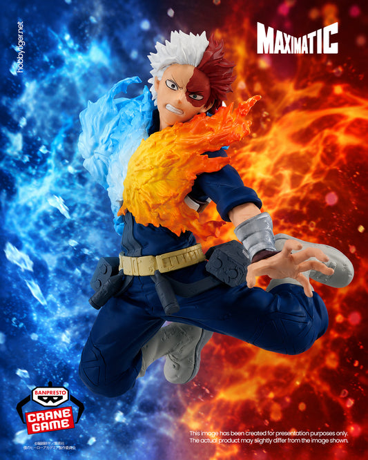 Banpresto Crane Game My Hero Academia Shoto Todoroki Maximatic Figure main product photo