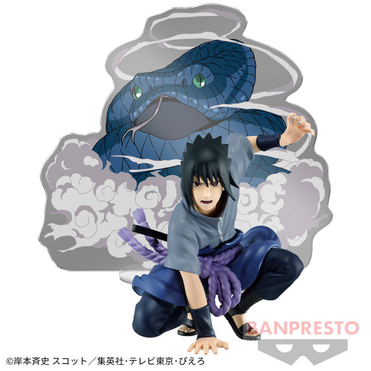 Banpresto Crane Game Naruto Sasuke Uchiha Summoning Jutsu PANEL SPECTACLE Figure main product photo