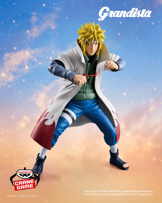 Banpresto Crane Game Naruto Shippuden Minato Namikaze Grandista Figure main product photo